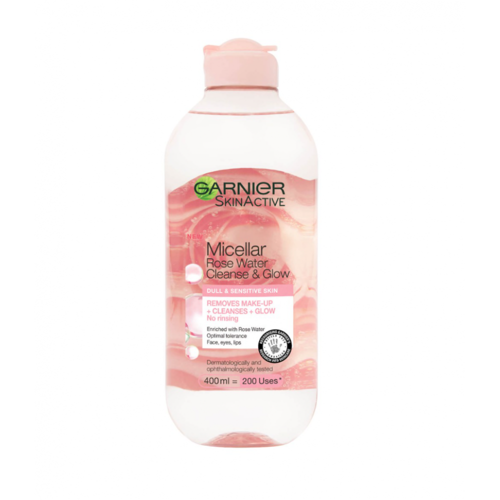 Garnier Micellar Rose Water Cleanse & Glow 400ml